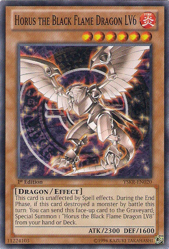 Yu-Gi-Oh! Horus The Black Flame Dragon LV8 Ultra Rare Unlimited NM-MP