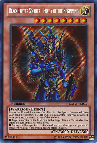 Black Luster Soldier - Envoy of the Beginning - Invasion of Chaos (25th  Anniversary Edition) - YuGiOh