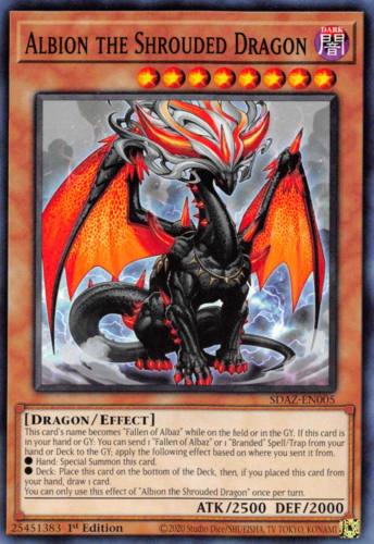 Albion le dragon enveloppé [DAMA-EN008] Super Rare