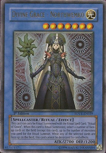 即日発送　遊戯王　DIVINE GRACE-NORTHWEMKO レリーフ トレーディングカード