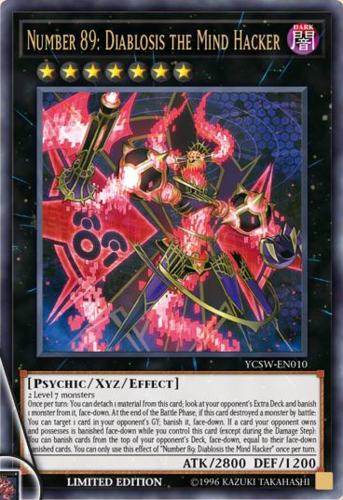 BROL-EN073 - Number 89: Diablosis the Mind Hacker - Secret Rare - Effect  Xyz Monster - Brothers of Legend