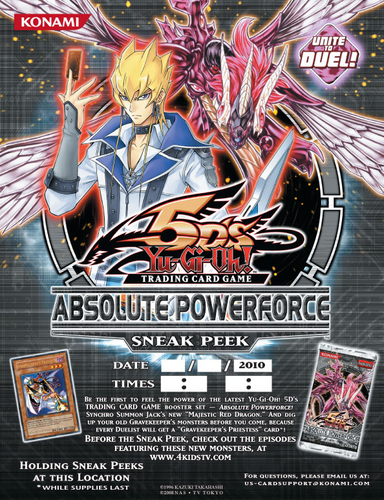 Absolute Powerforce Sneak Peek Participation Card : YuGiOh Card Prices